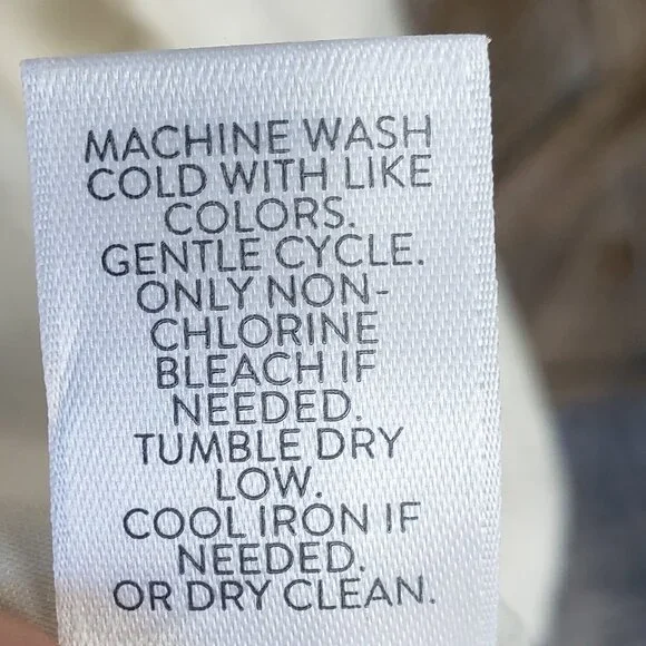 J. Jill Pure Jill Elements Long Vest Women's M Ivory White Sherpa Faux Shearling - Picture 10 of 11